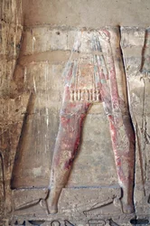 Relief du dieu soleil Râ, site funéraire de Siptah, KV47, vers 13e-12e siècle av. J.-C.