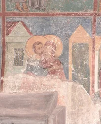 Rencontre de Saints Joachim et Anne à la Porte Dorée, XIIe siècle