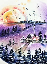 Chalet douillet d