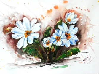 Fleurs aux couleurs vives à l