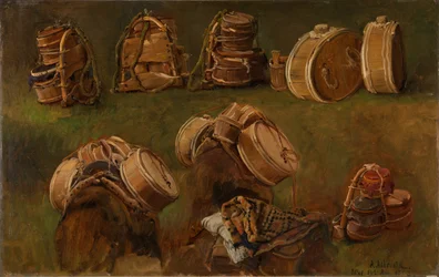 Étude de bâts et autres objets