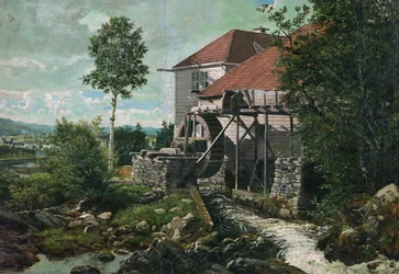 Vallée depuis un moulin