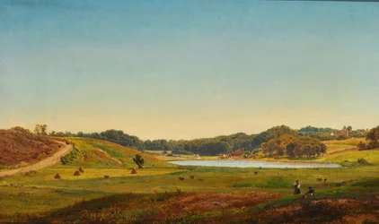 Paysage de récolte danois