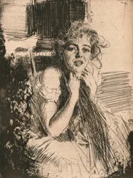 Portrait de Mlle Emma Rassmussen, 1904, 1906