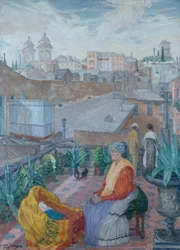 Terrasse à Rome