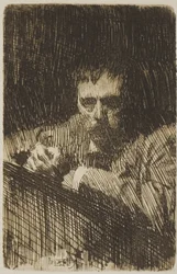 Un peintre-graveur (Autoportrait)
