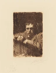 Graveur. Autoportrait