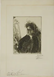 Fille avec une cigarette I
