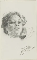 Tête de femme