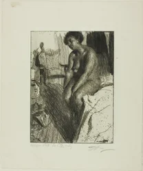 Assis en Noir