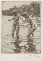 Deux baigneurs