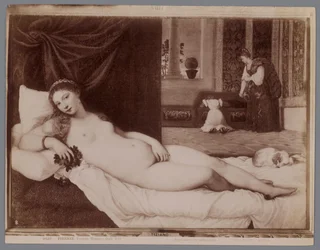 Reproduction photographique de la peinture La Vénus d