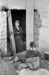 CAMPAGNE DE CROTONE - LA PLAISANTERIE DES MAISONS EN MAÇONNERIE,