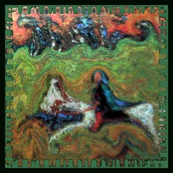 LE CŒUR BLEU, 2002 (Peinture numérique)