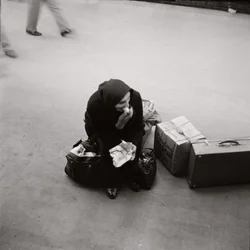En attendant le départ, Rome, Italie