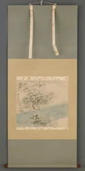 Arashiyama sous la neige, période Edo, 19ème siècle