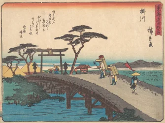 Kakegawa, Akiba-san Embo, vers 1838