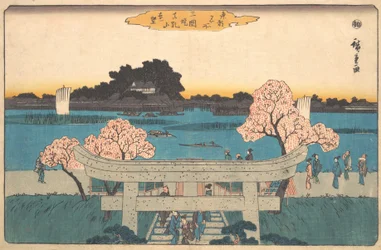 Mimeguri Zutsumi Matsuchiyama Embo, vers 1842