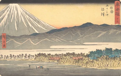 Numazu, vers 1840