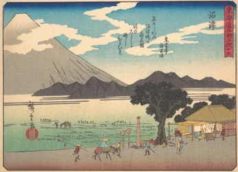 Numazu, de la série Les cinquante-trois stations de la route du Tokaido, début du 20e siècle
