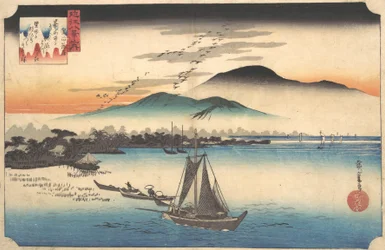 Retour des oies à Katada, 19e siècle