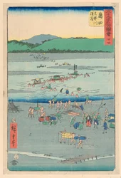 Shimada de la série 53 Stations de Tokaido