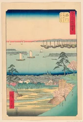 Shinagawa de la série 53 stations de Tokaido