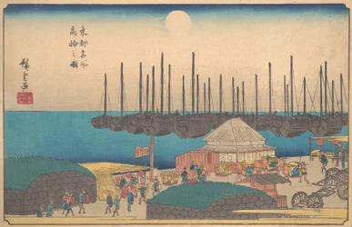 Takanawa no Zu, vers 1841