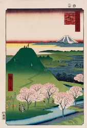 Nouveau Fuji, Meguro, de la série Cent Vues des Lieux Célèbres d