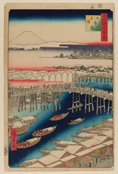 Nihonbashi, déblayage après la neige