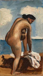 Nu au bord de la mer
