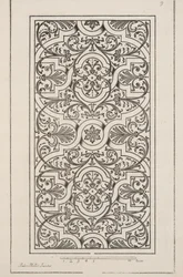 Design pour Parterre, du Théâtre des Plans et Jardinages, pub.1652 (gravure)