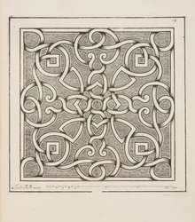 Conception pour un parterre, du Théâtre des Plans et Jardinages, pub.1652