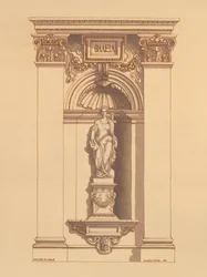 Opéra de Budapest, Hongrie (détail)