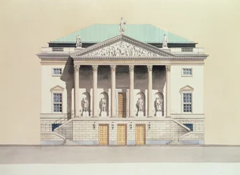 Deutsche Staatsoper, Berlin, Allemagne Façade du 18e siècle
