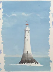 Feu de Longships, Land