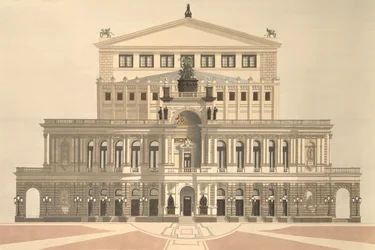 Opéra national, Dresde, Allemagne