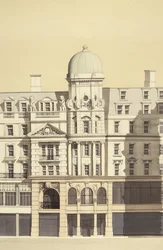 The Linen Hall (détail), Regent Street, Londres
