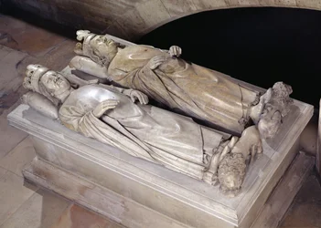 Effigies de Philippe VI de Valois et Jean II Le Bon