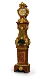 Régulateur de quart de la Régence, le mouvement par Thuret, vers 1720