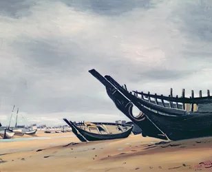 Bateaux sur la plage de Camaret