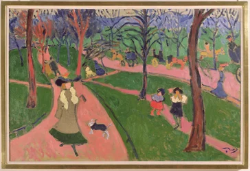 Hyde Park, vers 1906 (huile sur toile)