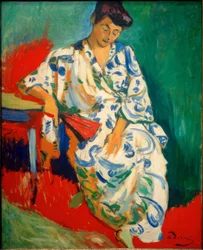 La Femme au châle, Madame Matisse au kimono