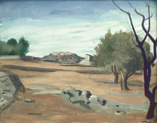 Paysage en Provence, vers 1931 (huile sur toile)