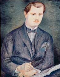 Portrait de Paul Guillaume, vers 1919-20 (huile sur toile) (voir aussi 287559)