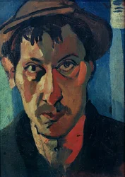 Autoportrait avec un chapeau mou