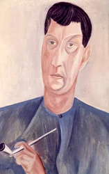 Autoportrait, vers 1913-14 (huile sur toile)