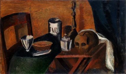 Nature morte avec un crâne
