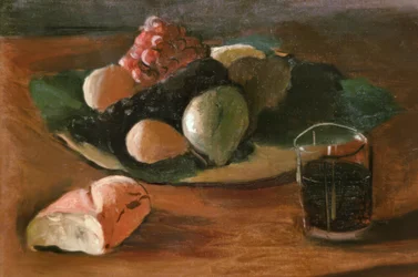 Nature morte avec un verre de vin