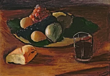 Nature morte avec un verre de vin, vers 1932 (huile sur toile)